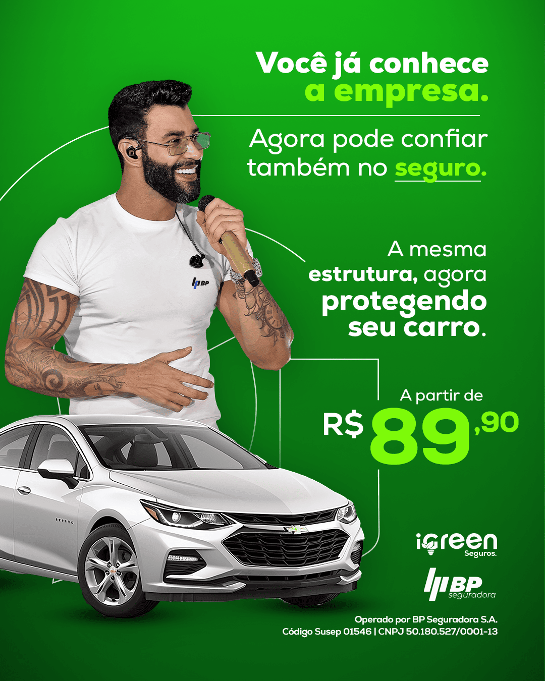Gustavo Lima iGreen Seguros BP Seguradora